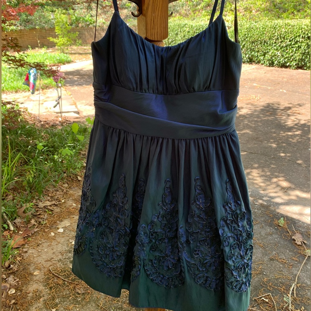 Blue Iridescent Homecoming/Cocktail Dress